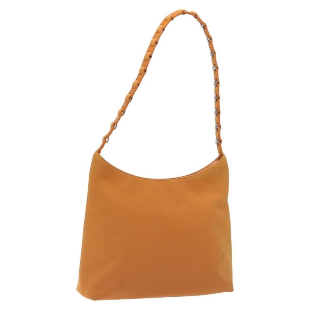 Authentic Salvatore Ferragamo Shoulder Bag Canvas… - image 1